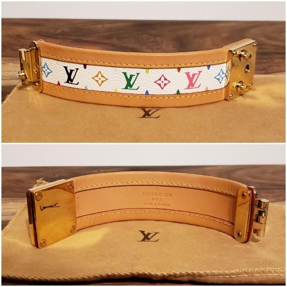 $895 Louis Vuitton Multicolor Monogram Cuff - Picture 1 of 15
